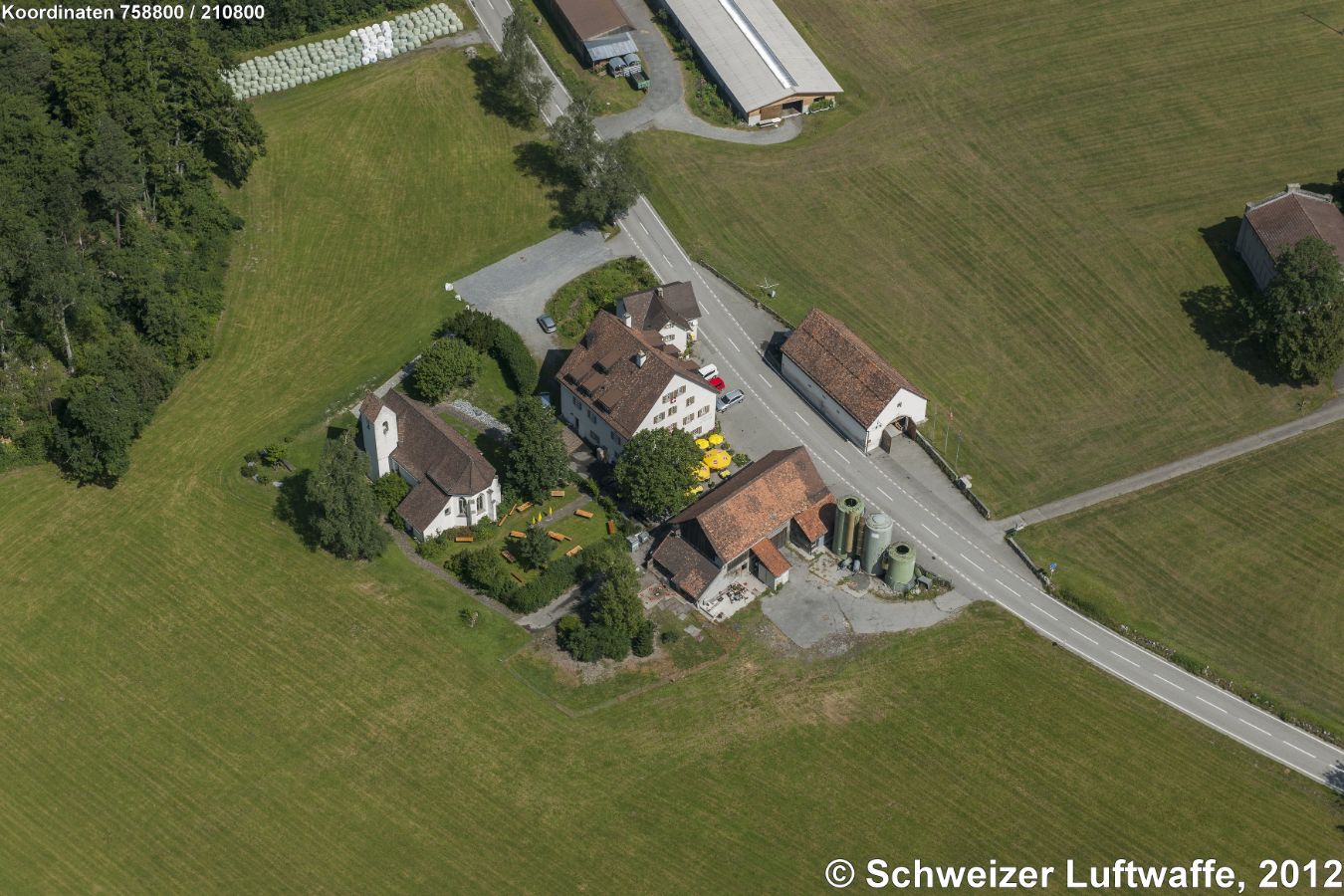 St. Luzisteig (Rätoromanisch: Sogn Gliezi), Verbindung zwischen Maienfeld und Balzers (Fürstentum Liechtenstein).